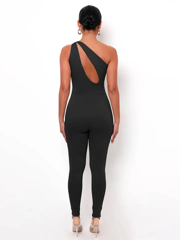 One Shoulder Jumpsuit